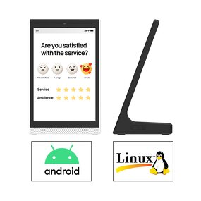 Digital Display Tablet Factory - OEM Countertop L Shape IPS No Battery Android Advertising