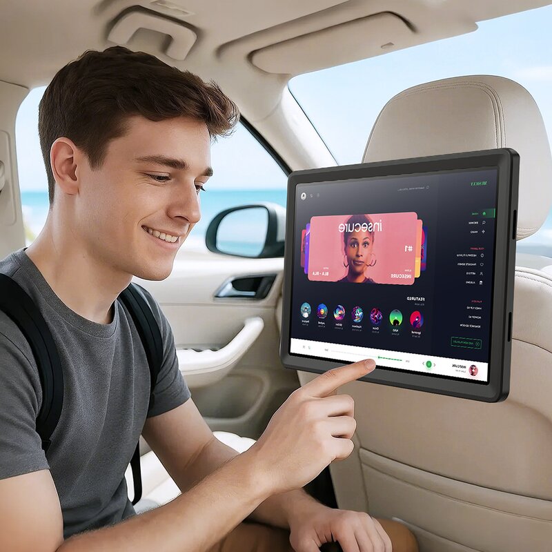 Backseat Taxi Display Supplier - OEM 11inch Android Tablet with NFC Tap to Pay