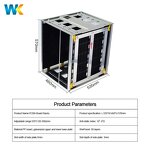 SMT Esd Magazine Rack Supplier - OEM/ODM Adjustable Galvanized Iron 50-Piece Capacity Gear