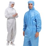 ESD Cleanroom Coverall Supplier - OEM/ODM Integrity with Elastic Hood and Wrists