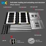 SMT Esd Magazine Rack Supplier - OEM/ODM Adjustable Galvanized Iron 50-Piece Capacity Gear