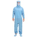 Lint-Free Coverall Manufacturer - OEM/ODM Reusable Cleanroom with Hood for Food Industry