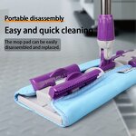 ESD Safe Microfiber Mop Supplier - OEM/ODM Easy Extendable Wet Dry Cleaning Stainless Steel