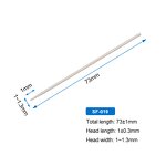 Industrial Mini Sharp Swab Factory - OEM/ODM SS-001 Cleanroom Small Pointed Tip Microscope
