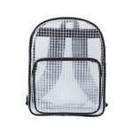 Anti-Static PVC Backpack Factory - OEM/ODM Grid Cleanroom Engineer Transparent Backpack Bag