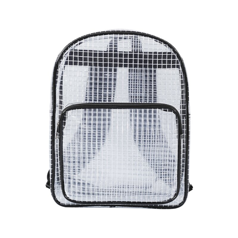 Anti-Static PVC Backpack Factory - OEM/ODM Grid Cleanroom Engineer Transparent Backpack Bag