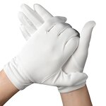Microfiber Safety Gloves Supplier - OEM/ODM High Quality White Dust-Free Thin Cleanroom