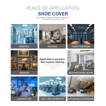 Disposable Shoe Cover Factory - OEM/ODM CPE Boot Cover Snap Closure Composite Toe