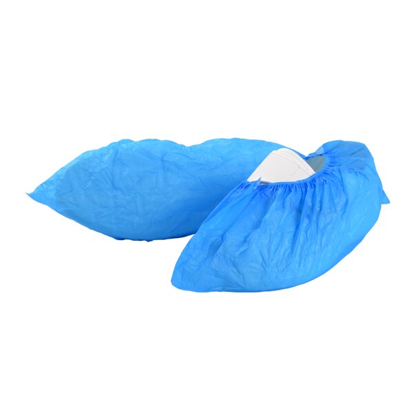 Disposable Shoe Cover Factory - OEM/ODM CPE Boot Cover Snap Closure Composite Toe