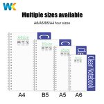 ESD Shielding Bag Factory - OEM/ODM Lint-Free A4/A5/A6/B5 Notebook Dust-Free Blue Virgin