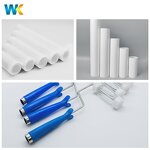 Cleanroom Lint Removal Roller Supplier - OEM/ODM Manual Adhesive Roller Film PE White Sticky
