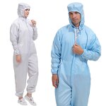 ESD Anti-Static Jumpsuits Factory - OEM/ODM Reusable Washable Coverall Gowns Dust-Free