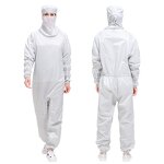Lint-Free Coverall Manufacturer - OEM/ODM Reusable Cleanroom with Hood for Food Industry