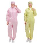 ESD Coveralls with Hood Supplier - OEM/ODM Anti-Static Stripe Cleanroom Safety Clothing