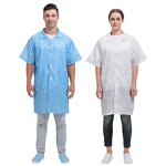 ESD Smock Lab Coat Factory - OEM/ODM Short Sleeve Anti-Static Washable Laboratory
