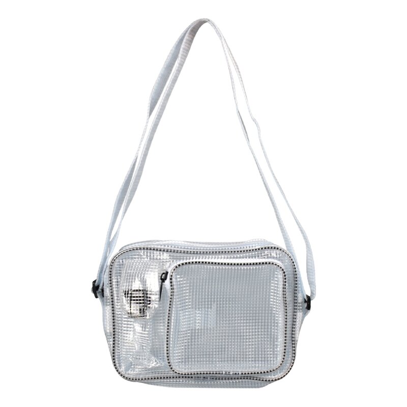 Clear PVC Crossbody Bag Supplier - OEM/ODM Large Capacity for Engineers Multiple Pockets