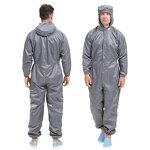 ESD Coveralls with Hood Supplier - OEM/ODM Anti-Static Stripe Cleanroom Safety Clothing