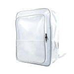 White Antistatic PVC Backpack Supplier - OEM/ODM 18-Inch Transparent Full Cover Dust-Free