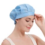 ESD Cap Chief Hat Factory - OEM/ODM Industrial Dust-Proof Cleanroom Cap Workshop