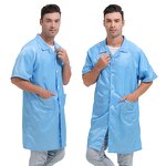 ESD Smock Lab Coat Factory - OEM/ODM Short Sleeve Anti-Static Washable Laboratory