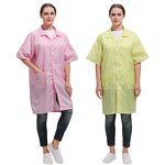 ESD Smock Lab Coat Factory - OEM/ODM Short Sleeve Anti-Static Washable Laboratory