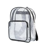 Anti-Static PVC Backpack Factory - OEM/ODM Grid Cleanroom Engineer Transparent Backpack Bag