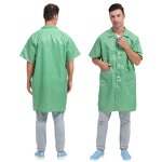 ESD Smock Lab Coat Factory - OEM/ODM Short Sleeve Anti-Static Washable Laboratory