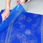 Cleanroom Adhesive Mat Factory - OEM/ODM Industrial LDPE Blue 26''45'' Sticky Safety