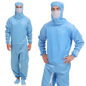 ESD Overalls Supplier - OEM/ODM High Quality Dust-Free Jumpsuit Coveralls Cleanroom