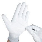 PU Coated Safety Gloves Supplier - OEM/ODM Conductive Fiber Anti-Cut Anti-Slip ESDD