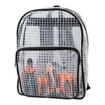 Anti-Static PVC Backpack Factory - OEM/ODM Grid Cleanroom Engineer Transparent Backpack Bag