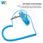 Wireless Antistatic Wristband Supplier - OEM/ODM Adjustable Stainless Steel Cordless ESd Metal