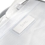 White Antistatic PVC Backpack Supplier - OEM/ODM 18-Inch Transparent Full Cover Dust-Free