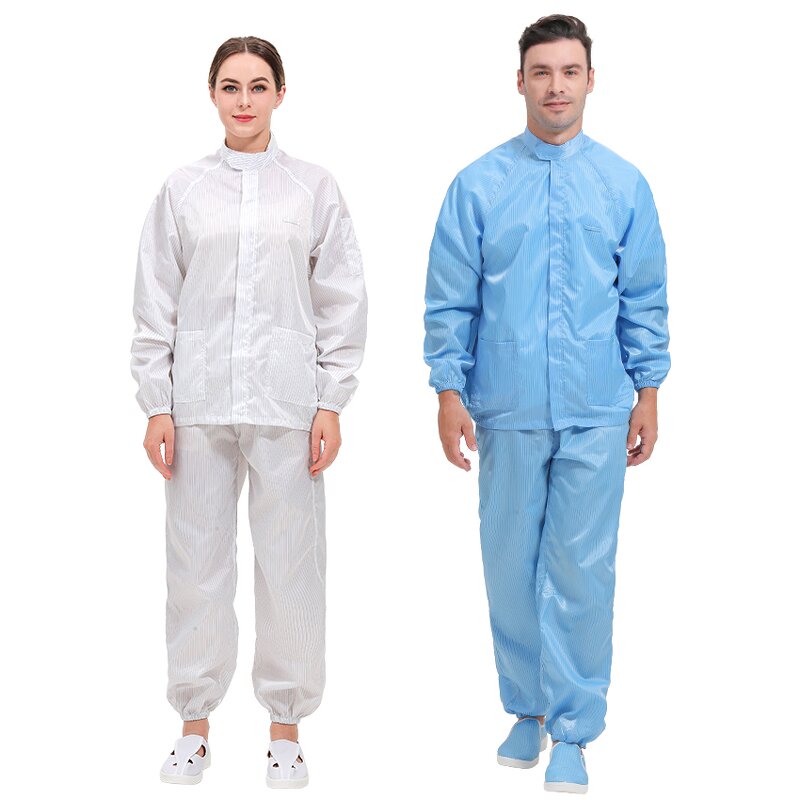 Anti-Static Cleanroom Jumpsuit Supplier - Wholesale ESD Jacket Uniform Safety Clothing