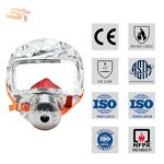 Face Mask Factory - OEM Visor Protection Resistant Gas Breathing Filter Activated Fire