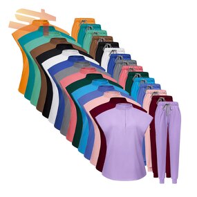 Nurse Scrubs Manufacturer - OEM Sike Comfortable Nursing Uniforms Women Scrub Set Unisex