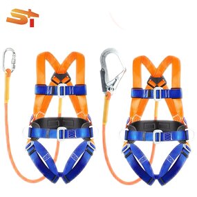 Safety Harness Supplier - OEM Training Tower Petzl High-Altitude Webbing Leash Exsyan Red