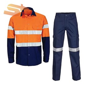 Safety Shirt Factory - OEM SIKE Reflective Strip Long-Sleeved Mining Construction ANSI