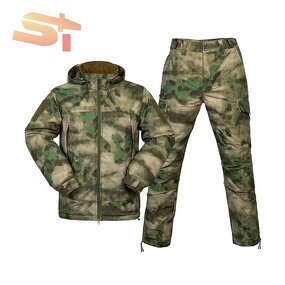Camouflage Suit Manufacturer - OEM Thermal Ploof Pendant Pattern Hood Uniform Grass