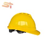 Safety Helmet Manufacturer - OEM SIKE V-Type Slotted with 4 Suspension Points Thickened ABS