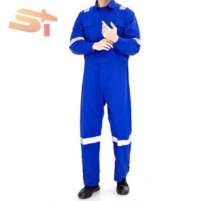 Protective Coverall Manufacturer - OEM Unisex Fireproof Jumpsuit Disposable Anti-Static Polyester