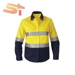 Safety Shirt Factory - OEM SIKE Reflective Strip Long-Sleeved Mining Construction ANSI