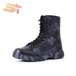 Hiking Boots Manufacturer - OEM SIKE Oxford Fabric Winter Tactical Side Zipper Waterproof