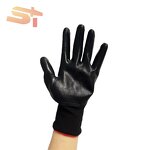 Industrial Gloves Manufacturer - OEM SIKE Polyester Material Waterproof Abrasion Grip Fingertips