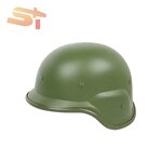 Industrial Caps Supplier - OEM Black Green Saftey Logo Visor Predator Abs Hats Injection