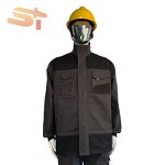 Workwear Set Factory - OEM High-End Custom Men Long Sleeved Poly-Cotton Coveralls