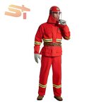 Fireproof Suit Manufacturer - OEM Pure Cotton Forest Flame-retardant Six-piece Set Boots