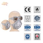 Dust Mask Factory - OEM Fire Escape Mask Full Face for Construction Welding Reusable