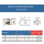 Large Square Thin Magnet Factory - Super Strong Flat N52 for Generator