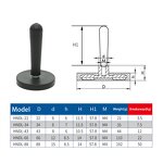 NdFeB Permanent Magnet Manufacturer - D22 Round Chuck Strong Hook